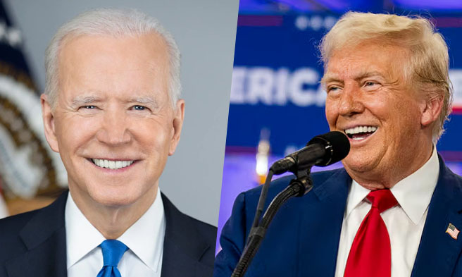 Joe Biden at Donald Trump - The White House / Nic Antaya, Getty Imagesty Images