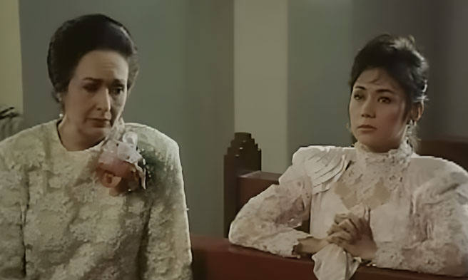 Gloria Romero at Vilma Santos-Recto sa pelikulang Kapag ang Langit ang Humatol - FB