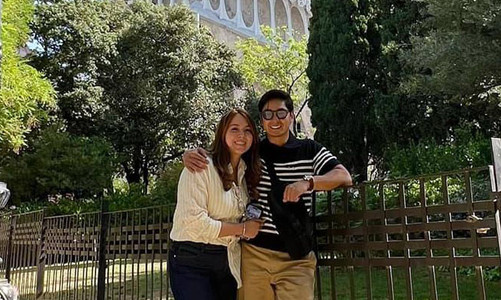 Coco Martin at Julia Montes sa Spain - FB