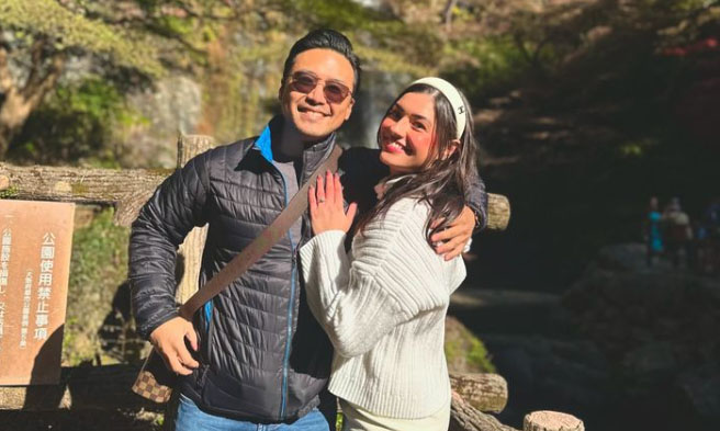 Cynthia Thomalla at fiance