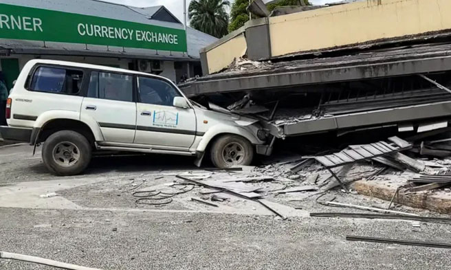 Vanuatu's capital Port Vila - Facebook account of Michael Thompson-AFP