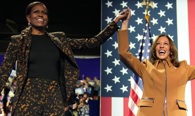 Si Michelle Obama at Kamala Harris