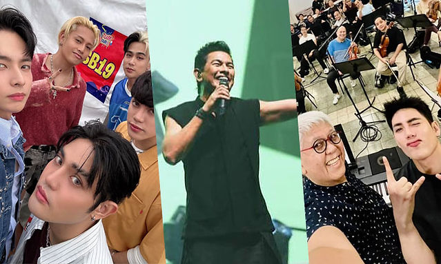 SB19, Gary Valenciano, Ryan Cayabyab at Stell - IG, FB