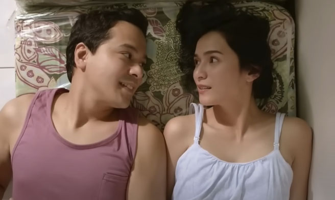 Sina John Lloyd Cruz at Jennylyn Mercado sa pelikulang Just The 3 of Us - SC