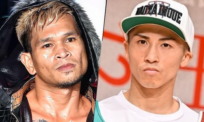 Johnriel Casimero at Naoya Inoue - Quadro Alas It's My Boy FB - Naoya Inoue 410 IG / Boxing