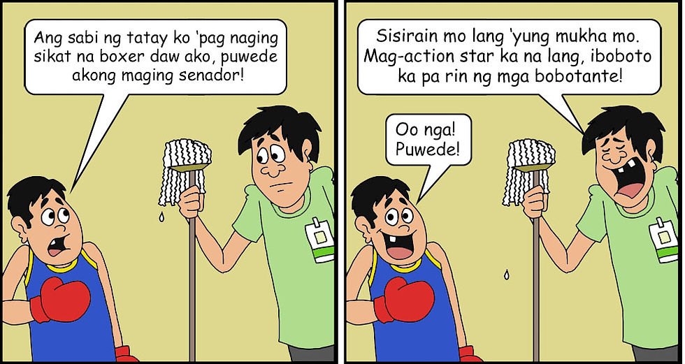 Barangay Mambubulgar: Ang action star at bobotante