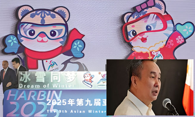 Inihahanda na ang 20 atletang sasabak sa Winter Games sa Pebrero sa Harbin, China sa pamumuno ni POC president Abraham Tolentino kung saan lalahok ang teams sa skateboarding, curling at figure skating. (pocpix)