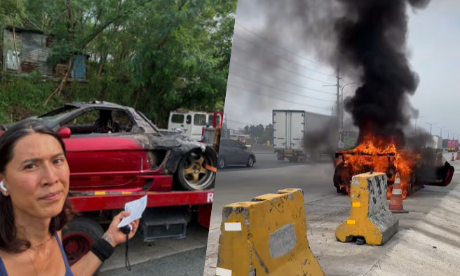 car fire - Angie Mead King - FB