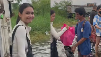 BIDA - IVANA, LUMUSONG SA BAHA PARA MAMIGAY NG TULONG_FB Circulated