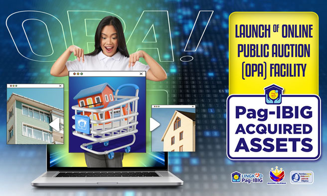Pag-IBIG Fund launches online shopping of properties through Online Public Auction