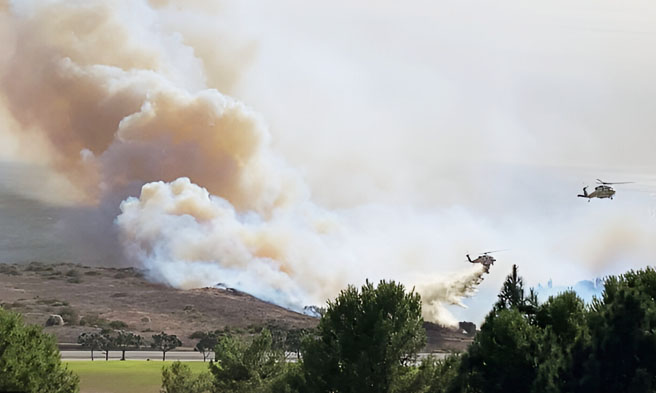 10K lumikas dahil sa wildfire sa California 