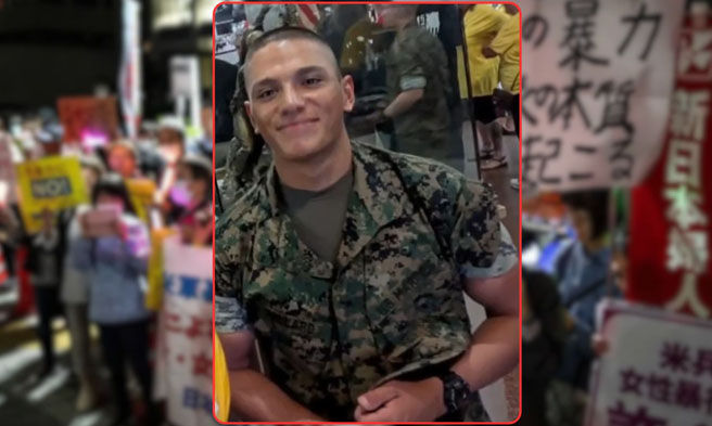 US Marine inaresto sa hinalang pagpatay sa babae sa Okinawa - Courtesy Yuichi YAMAZAKI - AFP