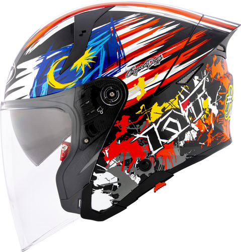 TTR JET 3 NATION SG MY TH Helmet | MKA Motorparts Asia