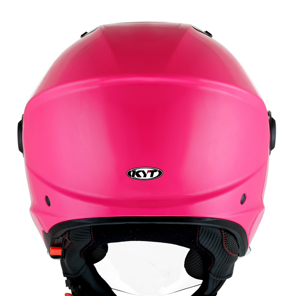 Thumbnail: D-City Plain Gloss Fuxia Helmet