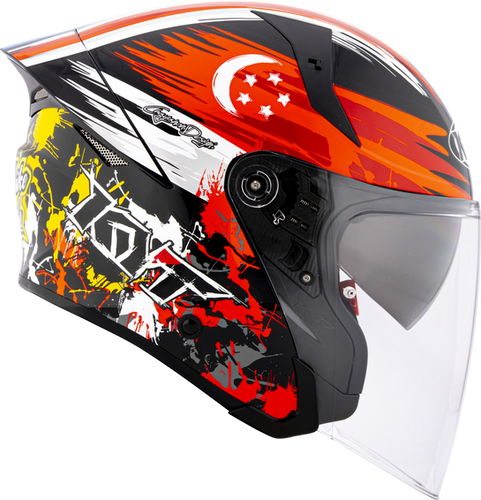 Mtt(*´︶`*)♡ TTR JET 3 NATION SG MY TH Helmet | MKA Motorparts Asia