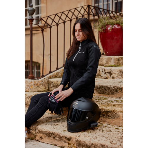 IXON Siwa Air Lady Silver Black MKA Motorparts Asia