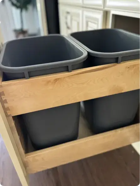 Double Basket Waste Pull-Out