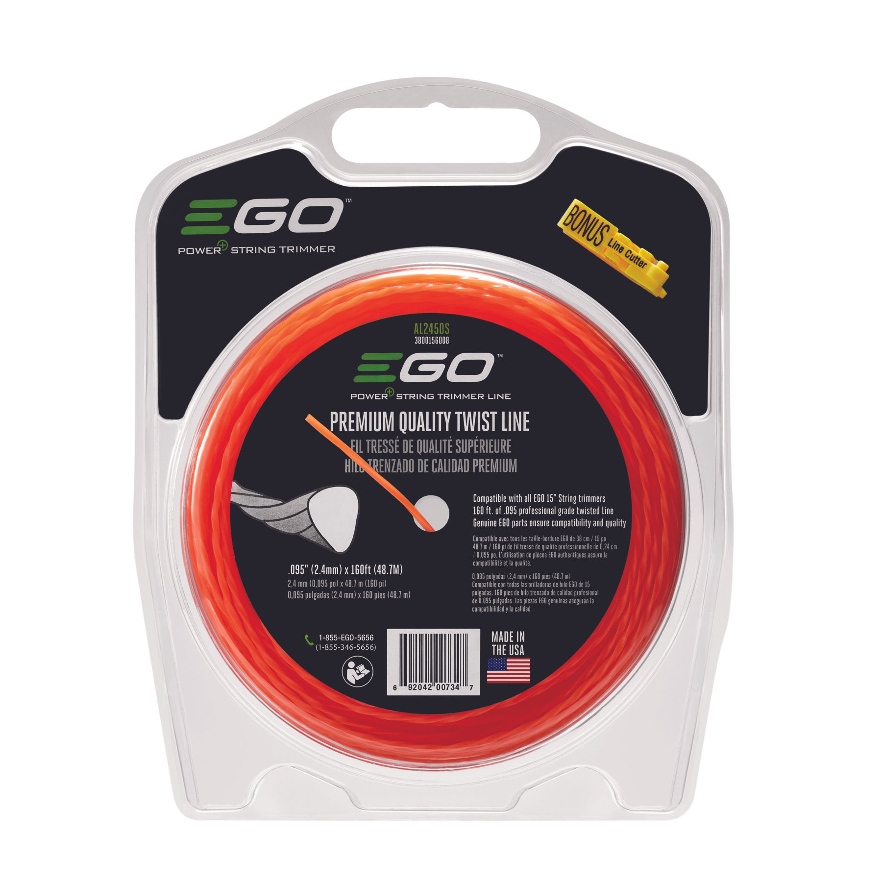 EGO Al2450S 50 M Donut Trimmer Line