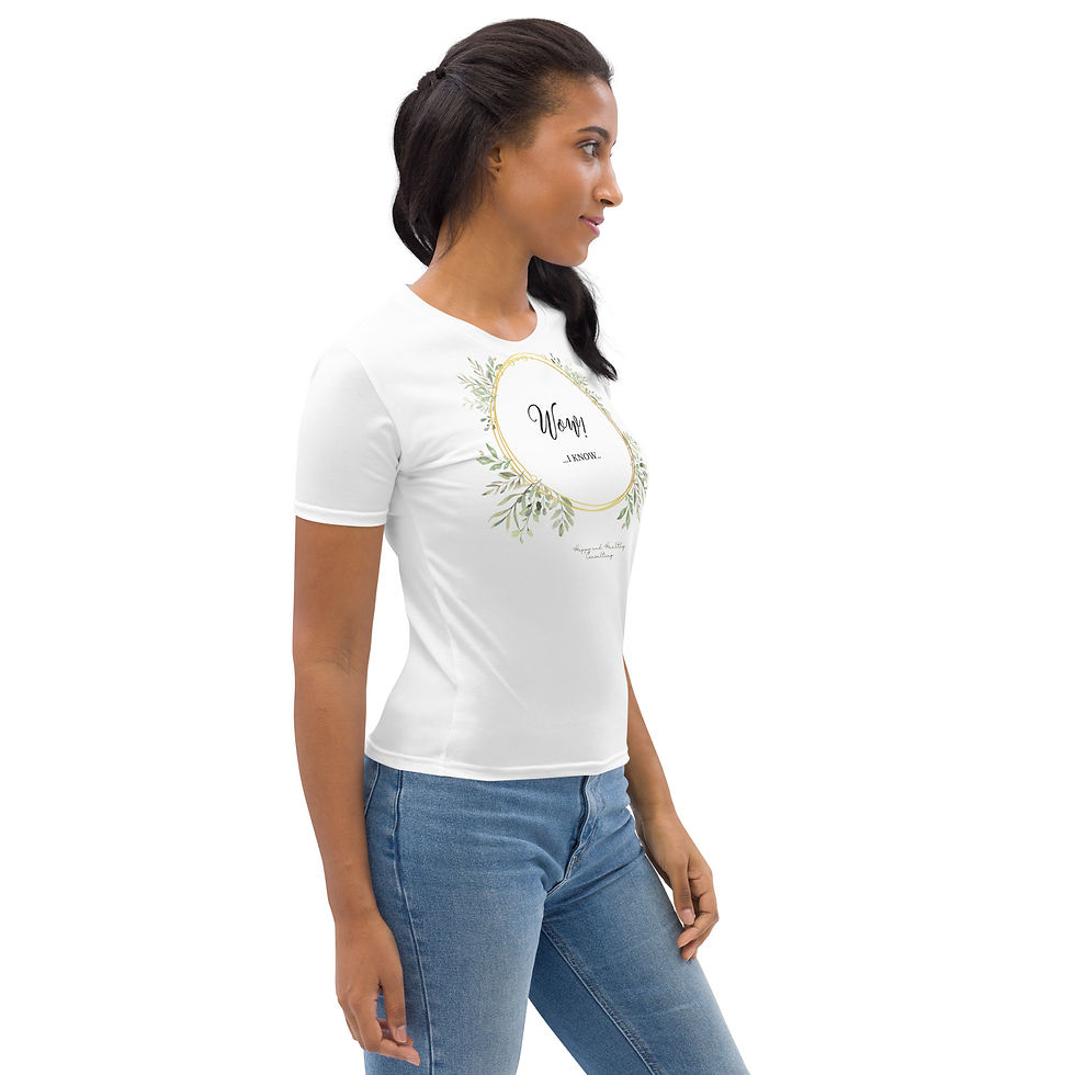 Miniatura: Women's T-shirt "Wow...I know"