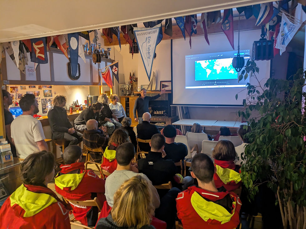 Présentation de la Longue Route 2024 au club house du CNV