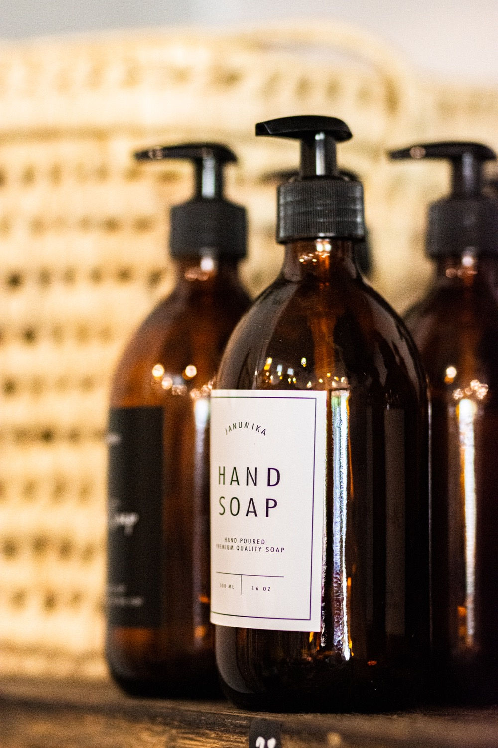 בקבוק זכוכית חומה , 500ml 