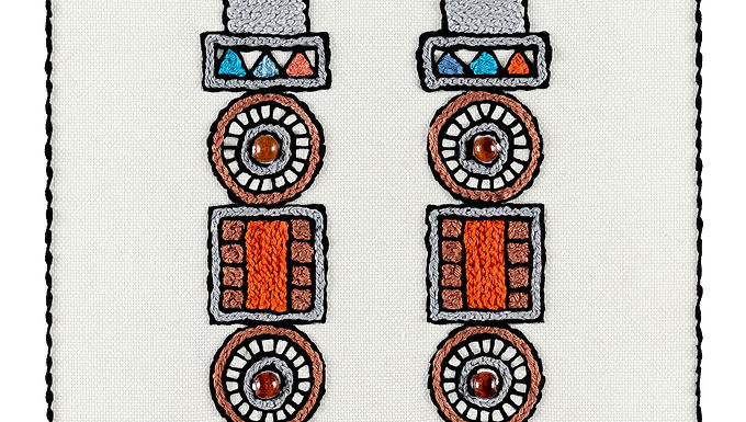 ORANGE CANDLES-Unmounted Rolled Arch Paper-30x50-Archival Print