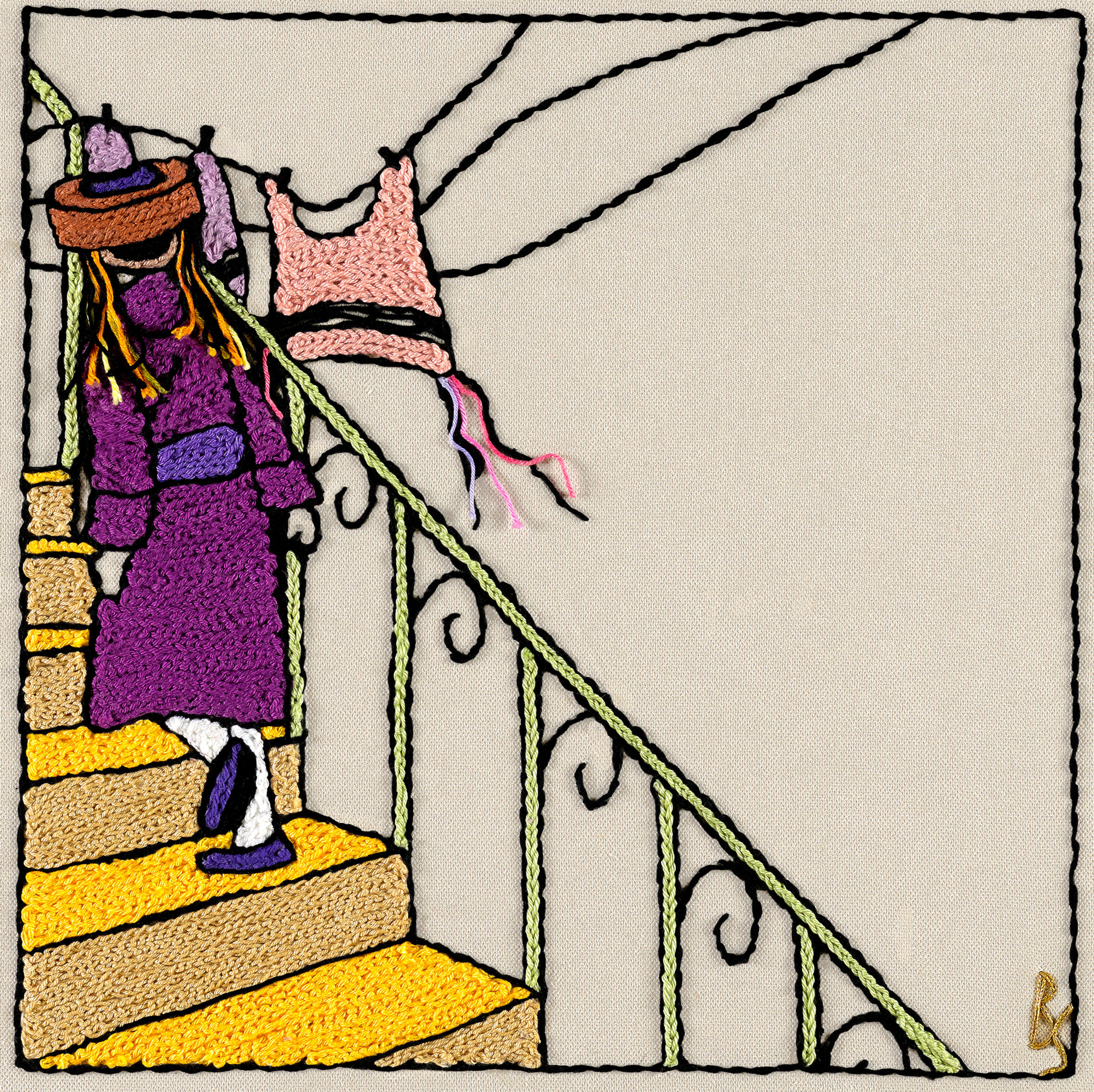 BACHUR-Unmounted Rolled Arch Paper-60x60-Archival Print