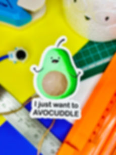 Avocado - Die Cut Vinyl Sticker