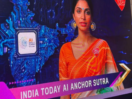 AI news anchor Sutra launched by India Today Group at India AI Impact Summit 2026