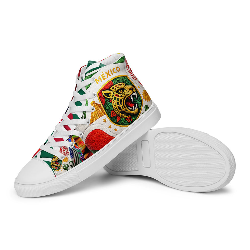 Thumbnail: MEX Men’s & Women's high top canvas shoes