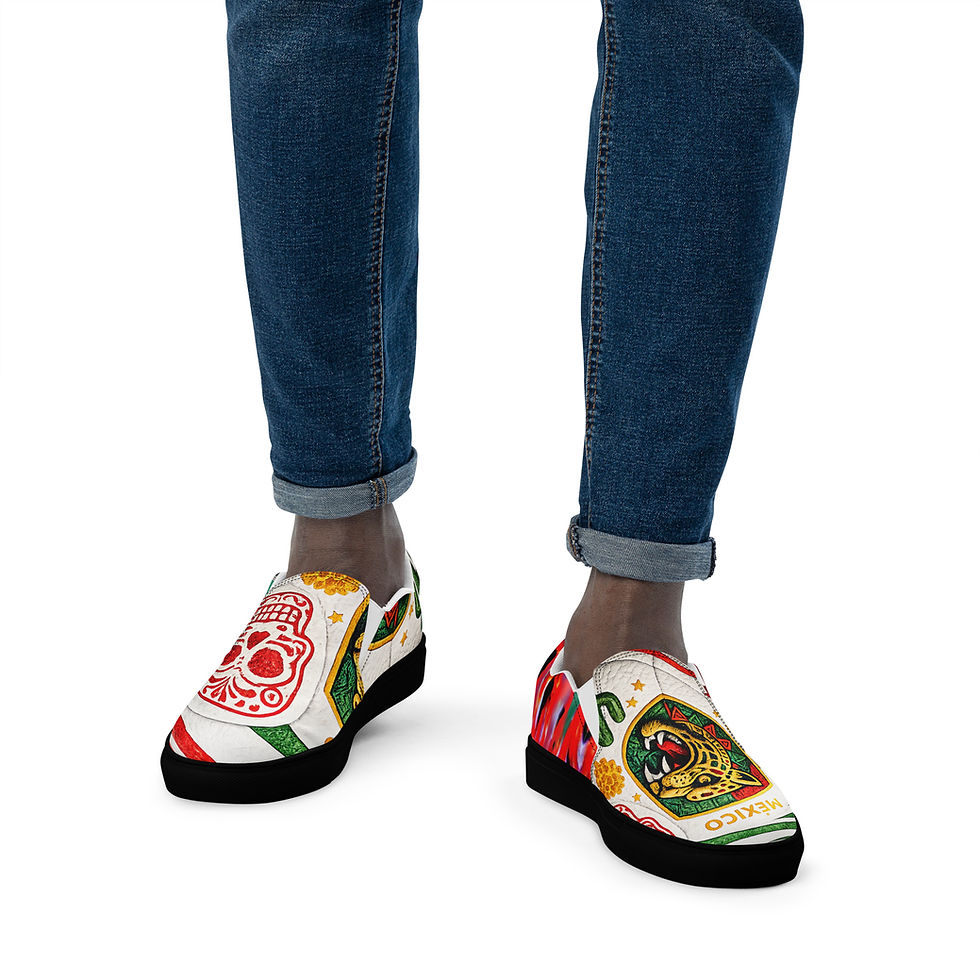 Thumbnail: MEX Men’s & Women's slip-on canvas shoes