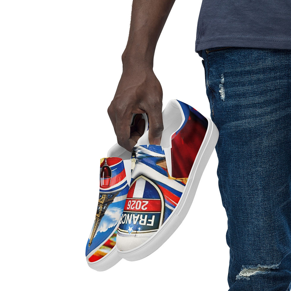 Thumbnail: FRA Men’s slip-on canvas shoes