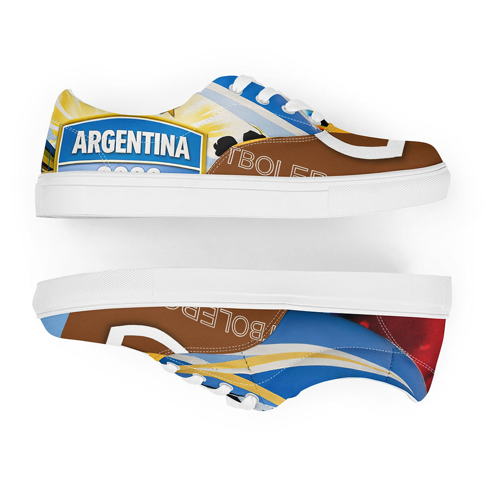 Thumbnail: ARG Men’s lace-up canvas shoes