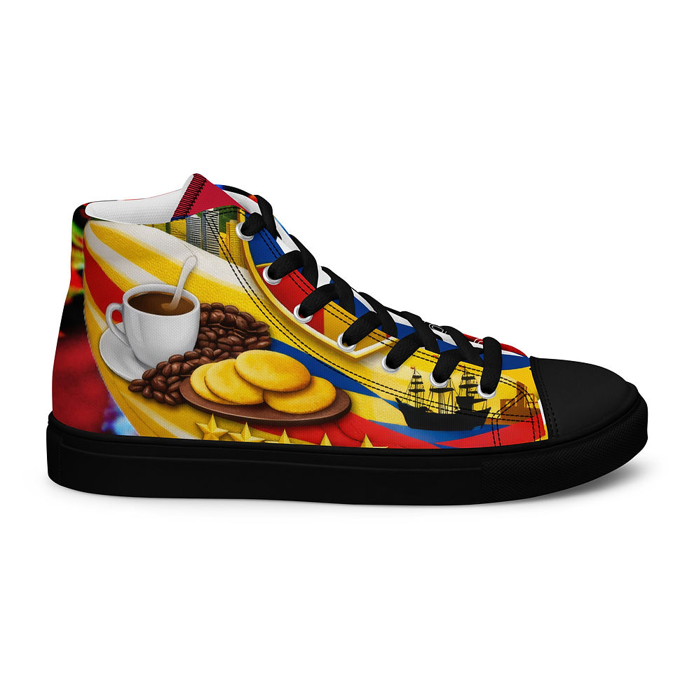 Thumbnail: COL Men’s high top canvas shoes