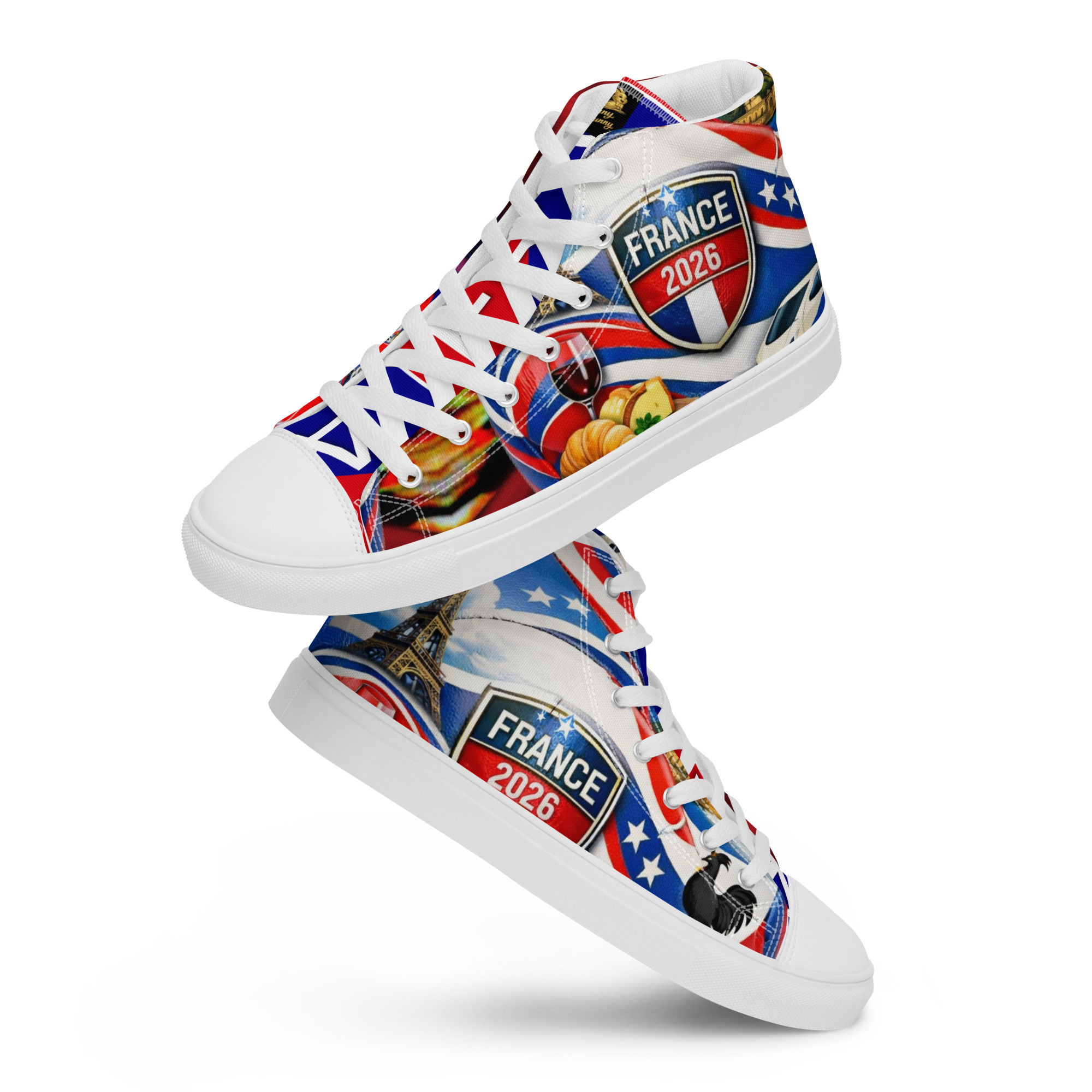 FRA - Unisex high top canvas shoes