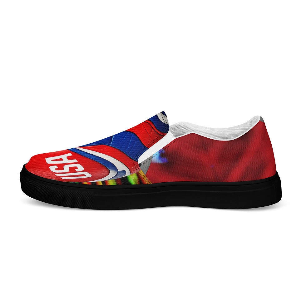 Thumbnail: USA Men’s slip-on canvas shoes