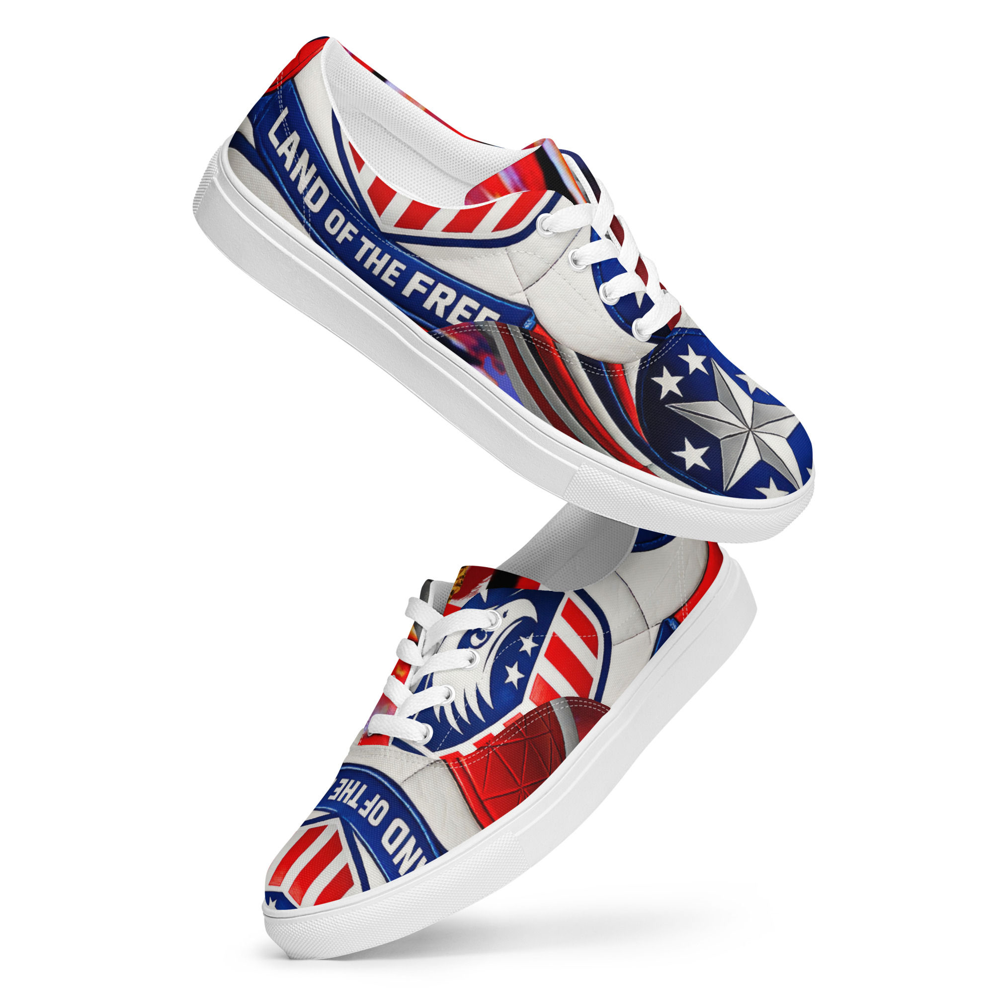 USA Unisex lace-up canvas shoes