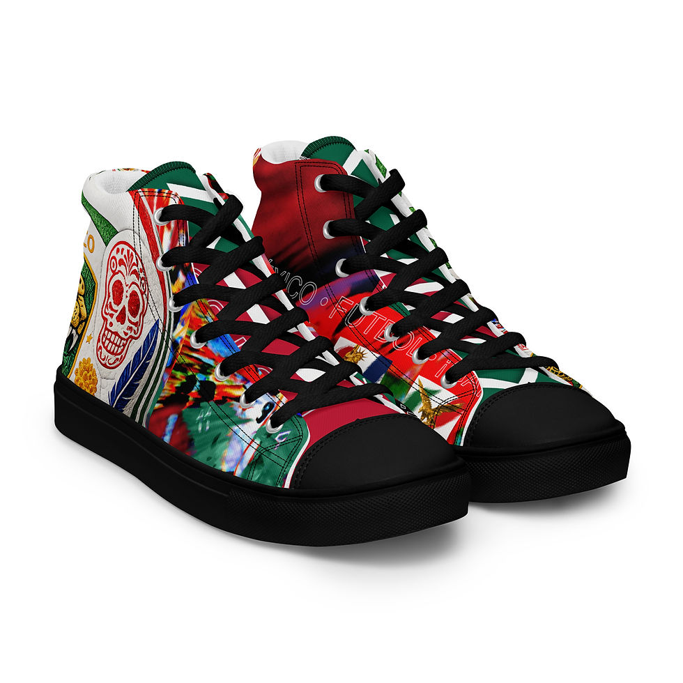 Thumbnail: MEX Men’s & Women's high top canvas shoes