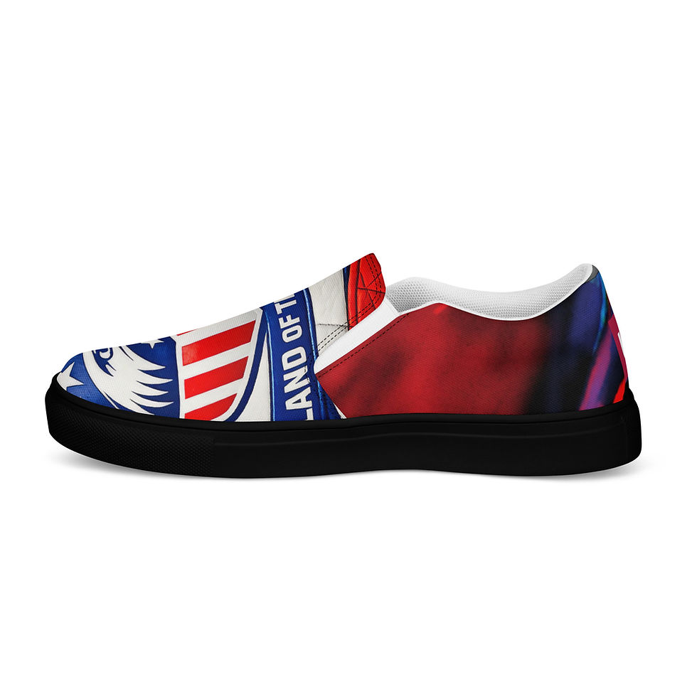 Thumbnail: USA Men’s slip-on canvas shoes