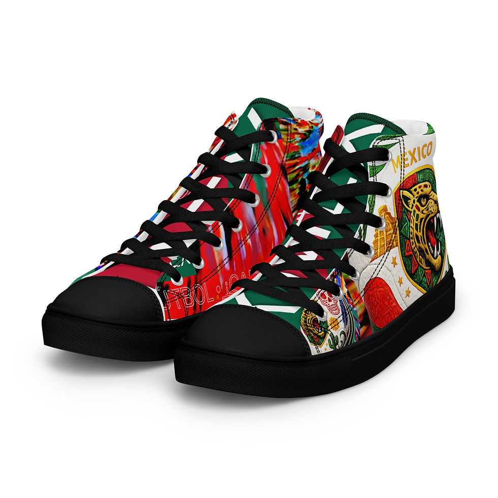 Thumbnail: MEX Men’s & Women's high top canvas shoes