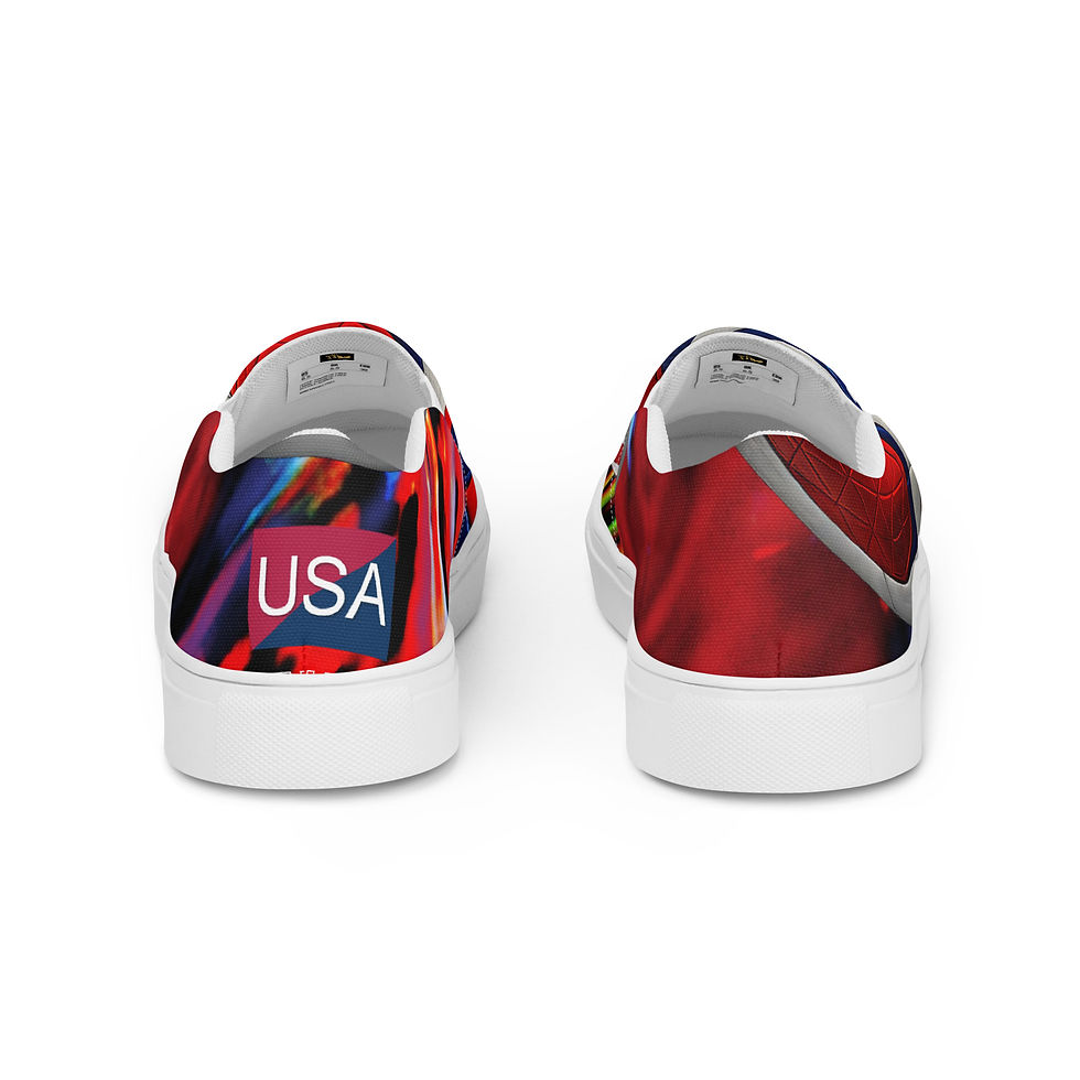 Thumbnail: USA Men’s slip-on canvas shoes
