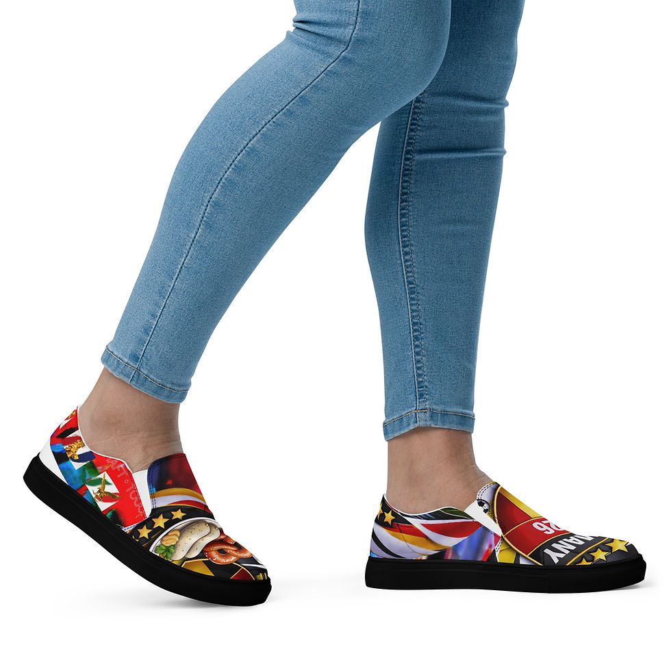 Thumbnail:  GER Women’s slip-on canvas shoes
