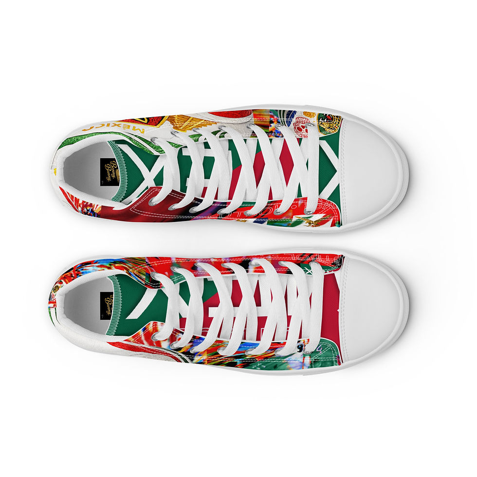 Thumbnail: MEX Men’s & Women's high top canvas shoes
