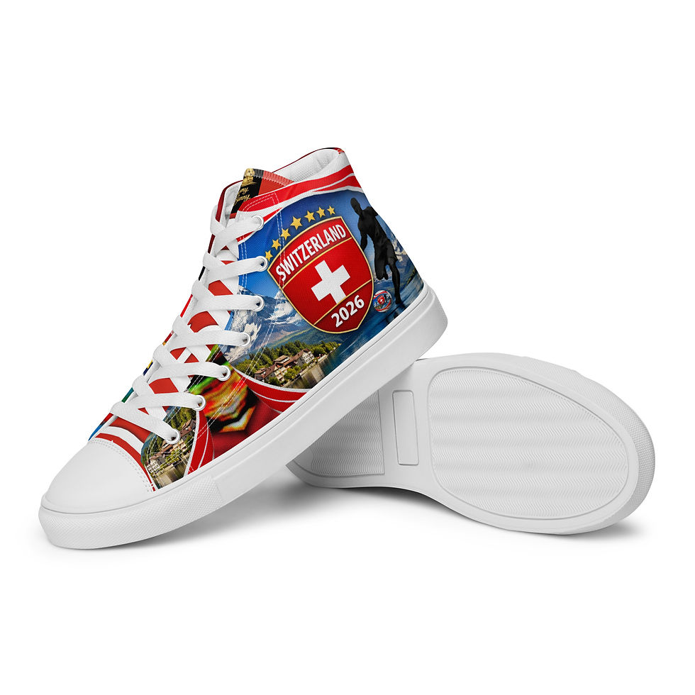 Thumbnail: SUI Unisex high top canvas shoes