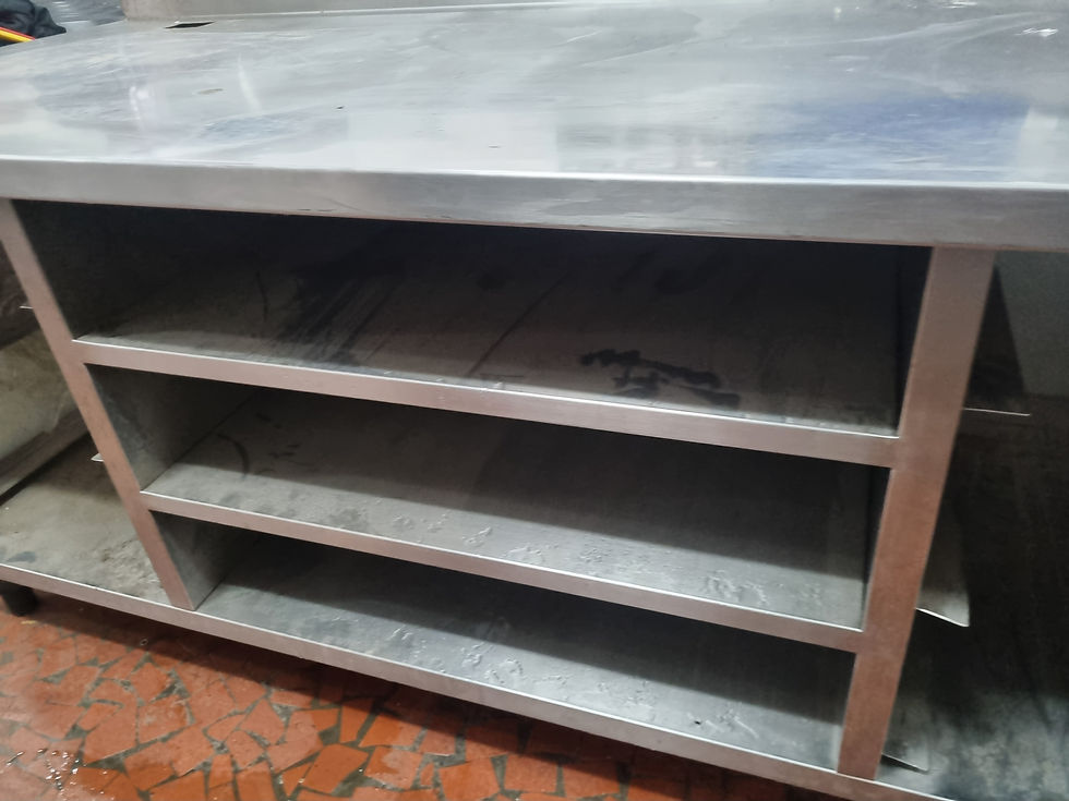 Miniatura: Bancada de inox 304 -2.10x90