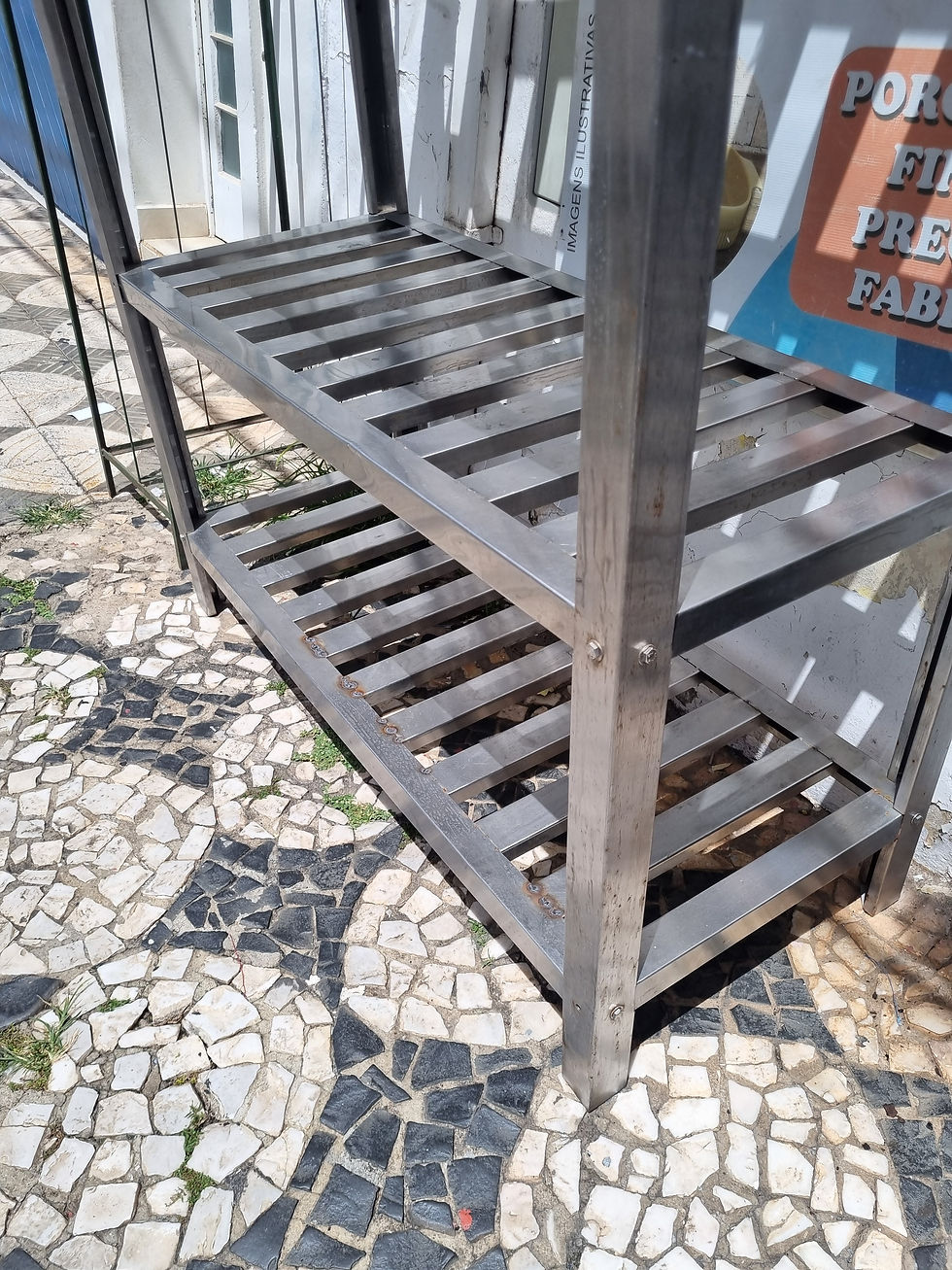 Miniatura: Estante de Inox com 4 Prateleiras (1.50x1.20x50)