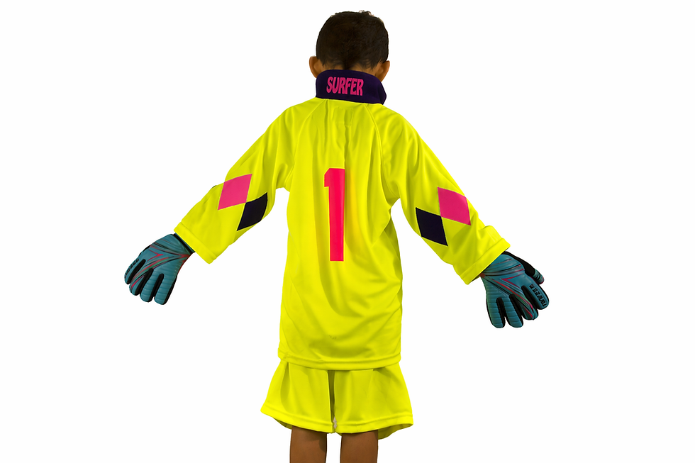 Miniatura: Jersey más Bermuda Amarillo Niños