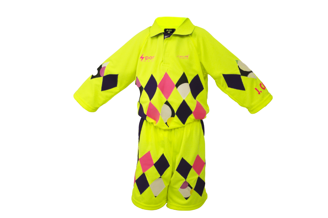 Jersey más Bermuda Amarillo Niños Jorge Campos