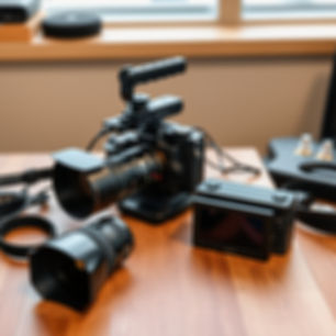 camera equipment on table.jpg