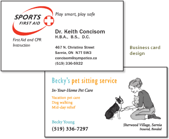 business cards